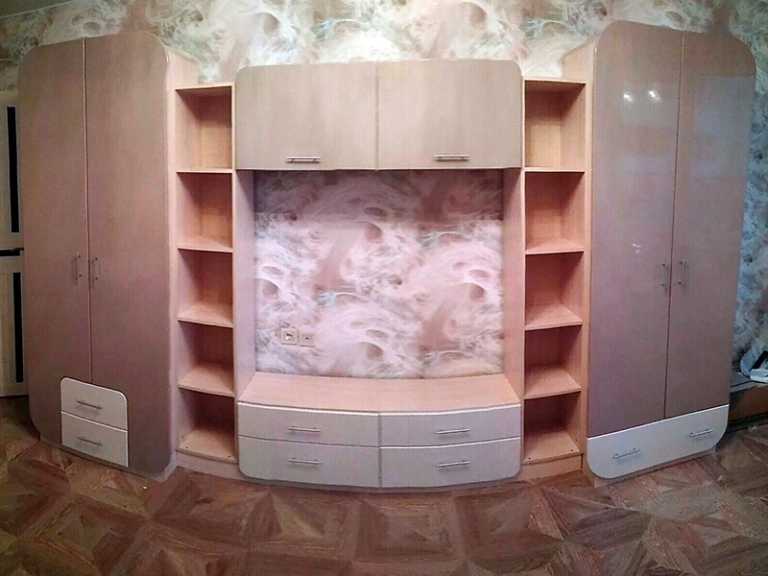 стенка в гостиную Мебелеф-9