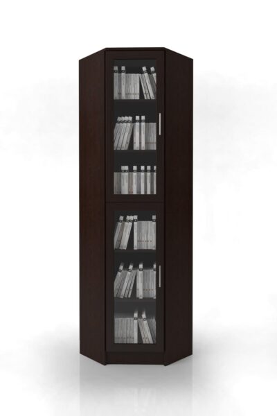 Книжный шкаф Библиотека Мебелайн 13 Белый фон